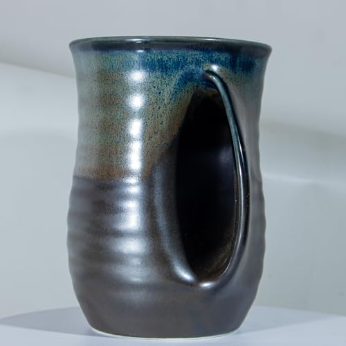 16oz Large Hand Warmer Mug for Coffee/Tea- Brown