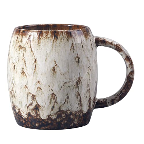 CASLONEE Pretty 16 oz Ceramic Coffee Mug