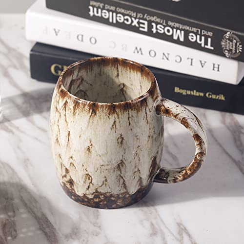 CASLONEE Pretty 16 oz Ceramic Coffee Mug