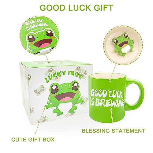 Frog 3D Ceramic Coffee Mug, 20 oz Cute Cartoon