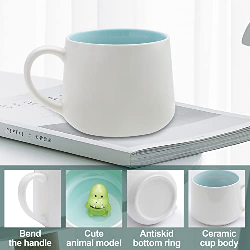 12oz Sloth Ceramic Cup with Hidden 3D Animal