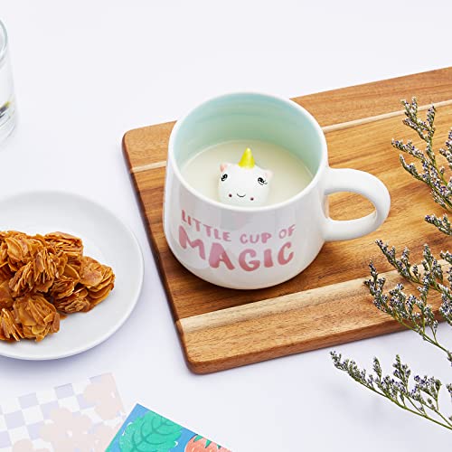 12oz Sloth Ceramic Cup with Hidden 3D Animal