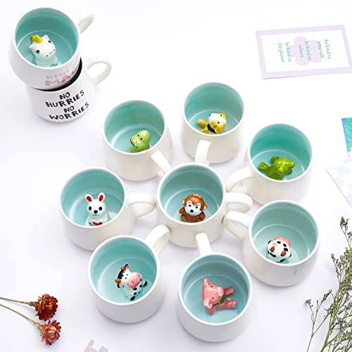 12oz Sloth Ceramic Cup with Hidden 3D Animal