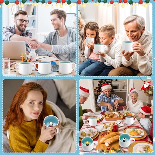 3D Animal Inside Valentine Coffee Mugs Set