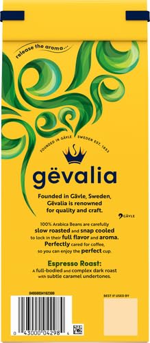 Gevalia Espresso Dark Roast Ground Coffee - 12 oz