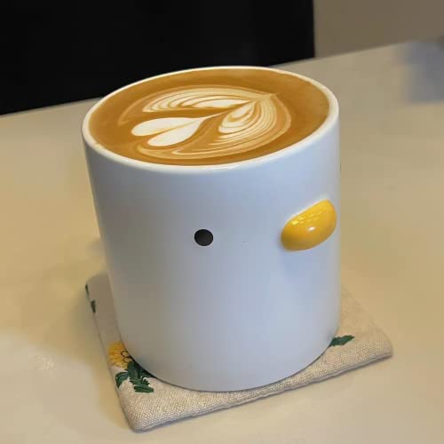 Duck Shaped 14oz Ceramic Coffee Mug - Artisanal