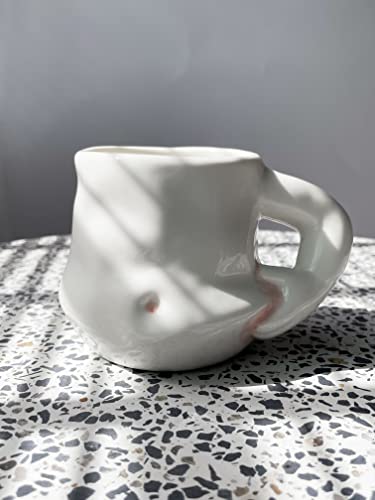 Unique Hand-Crafted Ceramic Fat Belly Coffee Mug | Father's Day