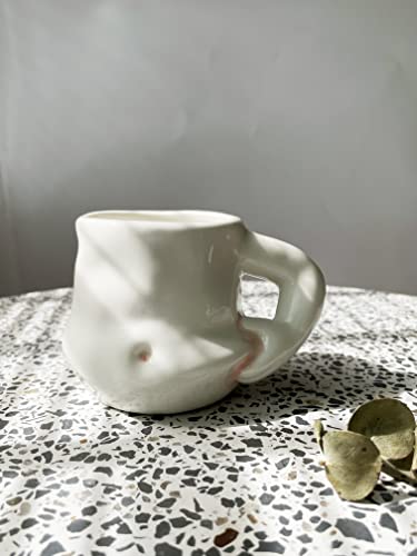 Unique Hand-Crafted Ceramic Fat Belly Coffee Mug | Father's Day