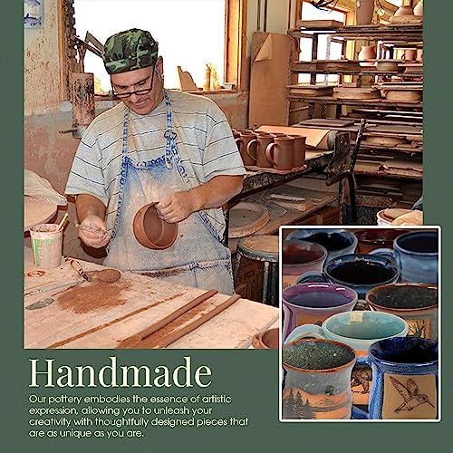 Handmade Horse Reflection Mug - Stylish Clay Drinkware