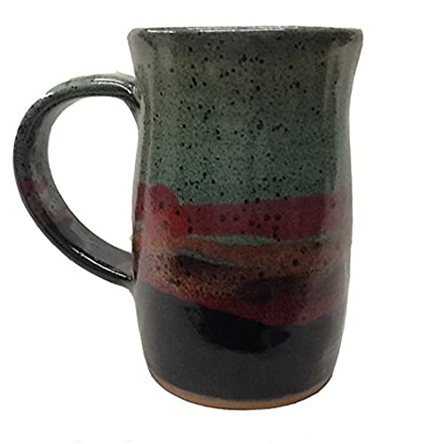 Handmade Moonscape Stoneware Tankard for Coffee and Beer