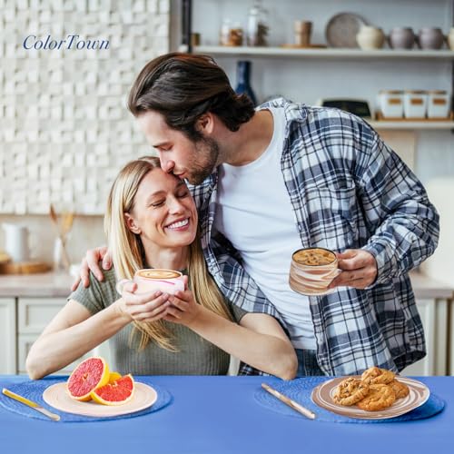 Handcrafted 13oz Cappuccino Cup Set with Saucer & Scoop