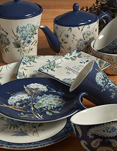 Bohemian Blue 14 oz. Mugs, Set of 4