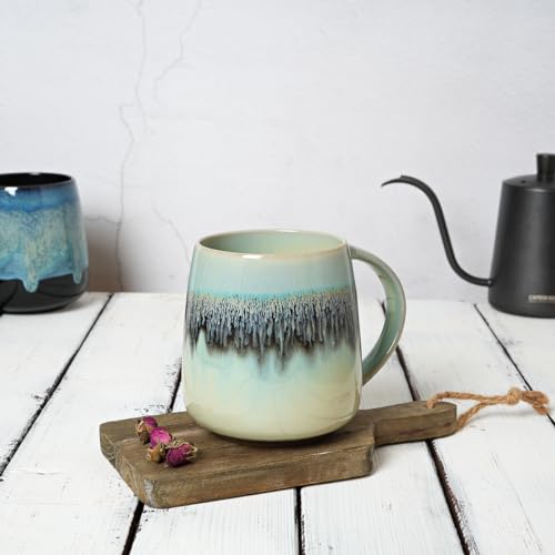 Bosmarlin 23oz Ceramic Coffee Mug - Turquoise Green