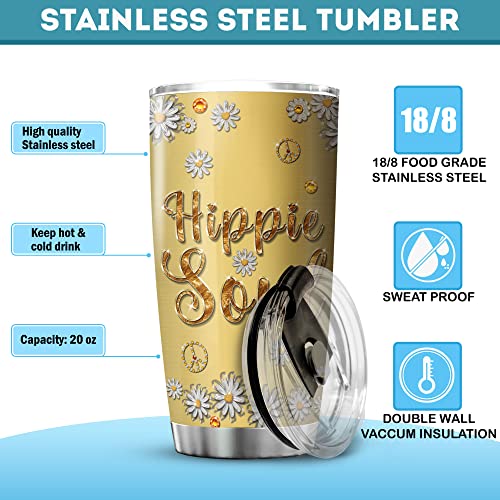 ZOXIX Hippie Soul Stainless Steel Insulated Tumbler