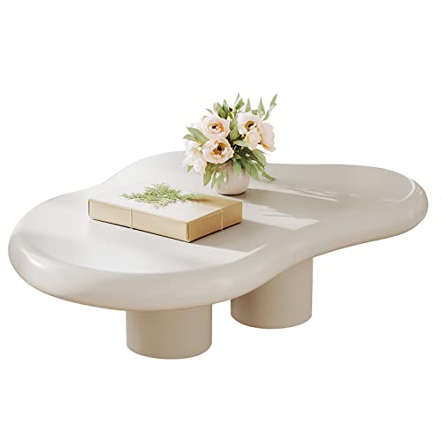 Modern Irregular Black Coffee Table for Living Room