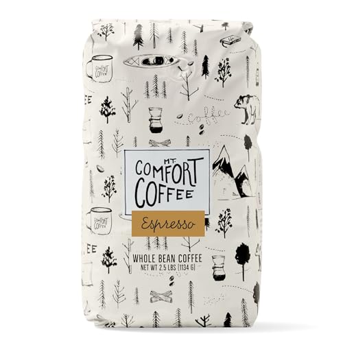 Mt. Comfort Espresso Roast Coffee, 2.5lb - Chocolate & Caramel Flavor