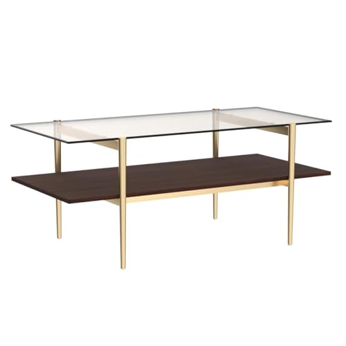 Saint Mossi Tadio Glass Coffee Table, Brown