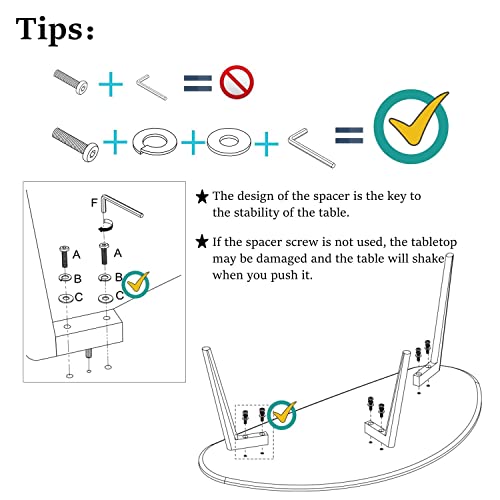 Mid Century Modern Black Oval Coffee Tables Set