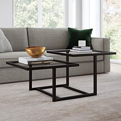 Blackened Bronze Modern Coffee Table- Studio Apartment Essential