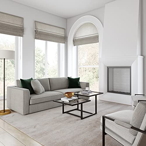 Blackened Bronze Modern Coffee Table- Studio Apartment Essential