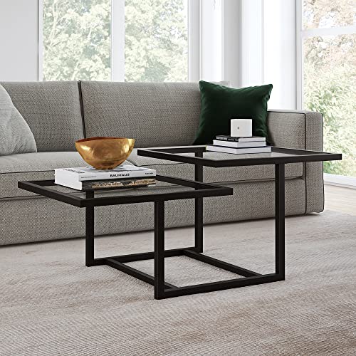 Blackened Bronze Modern Coffee Table- Studio Apartment Essential