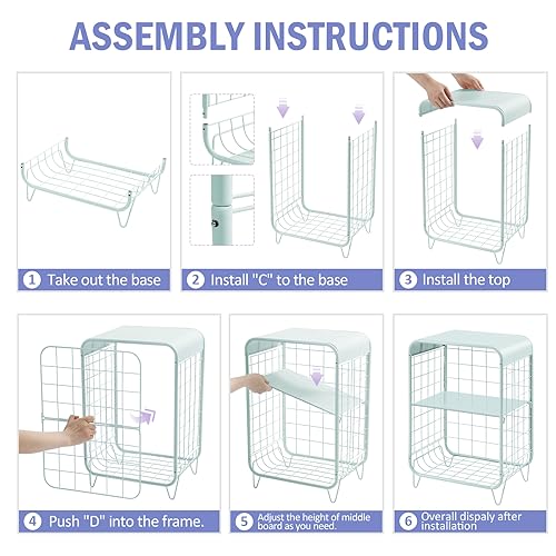 Vintage Mint Green Coffee Table for Bedroom or Living Room