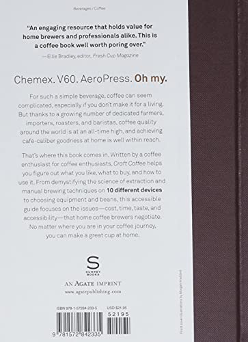 Craft Coffee Manual: Brew Better Cup at Home