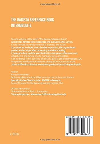 Intermediate Barista Reference Book for Coffee Connoisseurs