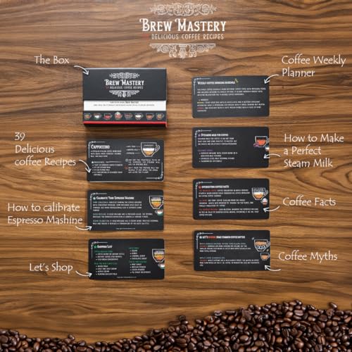 Ultimate Home Barista Masterclass: 39 Coffee Recipe Cards
