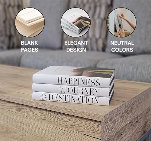 Coffee Table Decorative Books - Faux Bookshelf Decoration