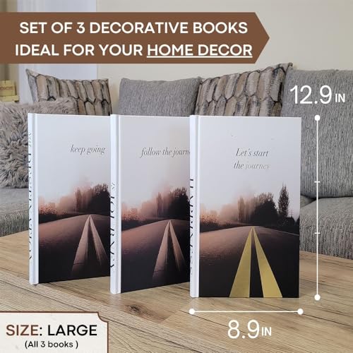 Coffee Table Decorative Books - Faux Bookshelf Decoration