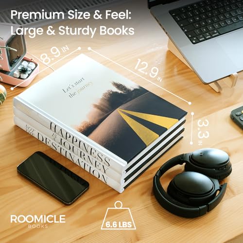 Coffee Table Decorative Books - Faux Bookshelf Decoration