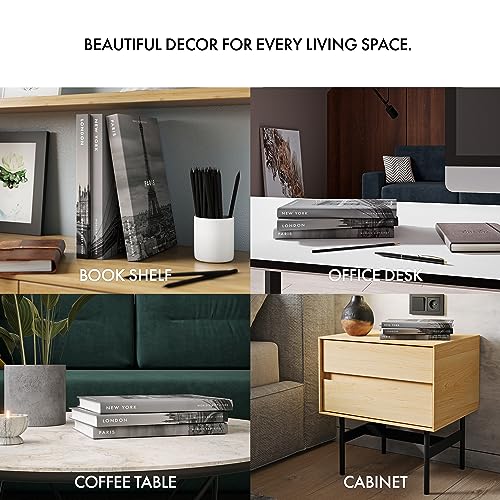 Stylish coffee table books set with city inspiration