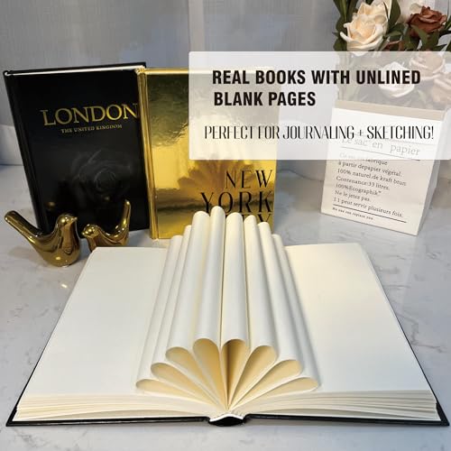 Modern Coffee Table Decor: Stacked Books with Bird Statues