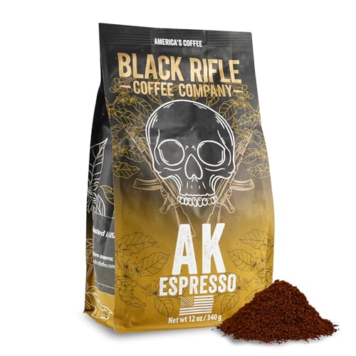 BRCC AK Espresso, Medium Roast Ground Coffee, 12oz