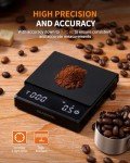 SHARDOR Mini Coffee Scale with Timer and Precision