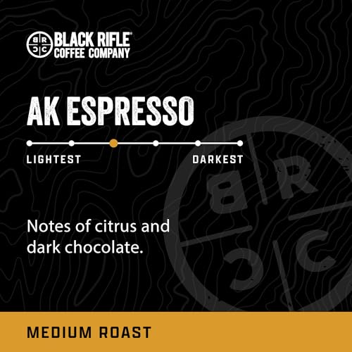 BRCC AK Espresso, Medium Roast Ground Coffee, 12oz