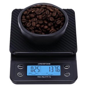 Small Coffee Scale with Timer for Espresso and Pour Over