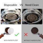 Espresso Paper Filter 55mm - Unbleached Coffee Puck