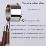 51mm Bottomless Portafilter for Mr. Coffee Espresso Machine