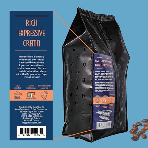 Artuzzi Super Crema 2 lbs Whole Bean Coffee