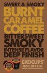 EKOCUPS Organic Burnt Caramel Flavored Coffee Pods, Extra 30% More Coffee Per Cup, Artisan Fair Trade Dark Roast, Carmel Coffee for Keurig K Cup Machines, Recyclable Pods, 40 Count