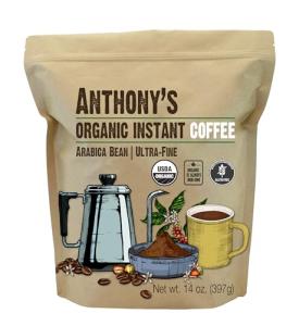 Anthony's Organic Instant Coffee, 14oz, Ultra Fine Microground