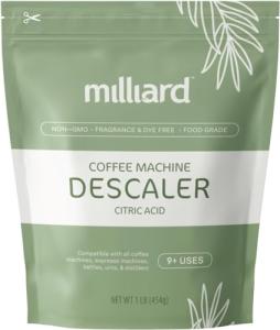 Milliard Descaler Powder, 1 lb: Clean, descale coffee makers