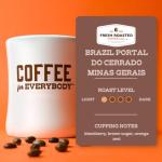 Brazil Minas Gerais Light Roast Coffee, 2lb Whole Bean
