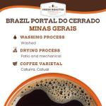 Brazil Minas Gerais Light Roast Coffee, 2lb Whole Bean