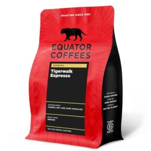 Equator Coffees Tigerwalk Espresso: Medium Roast 10.5 oz
