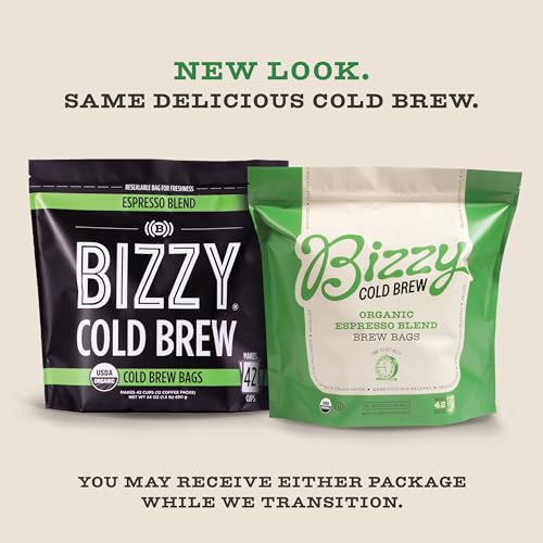 Bizzy Organic Cold Brew Espresso Blend Coffee Pods