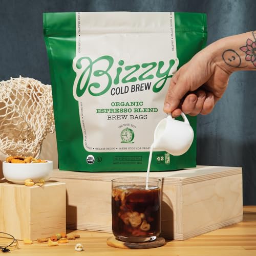 Bizzy Organic Cold Brew Espresso Blend Coffee Pods