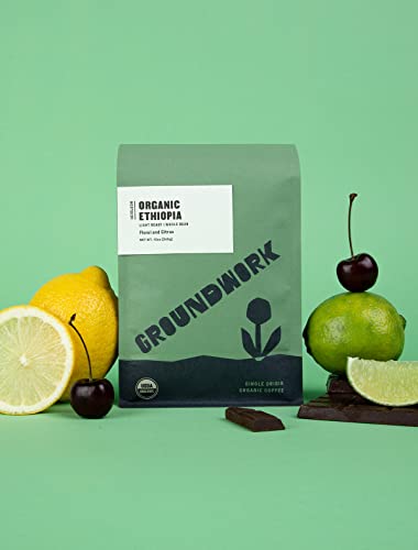 Organic Ethiopian Whole Bean 12 oz Medium Roast